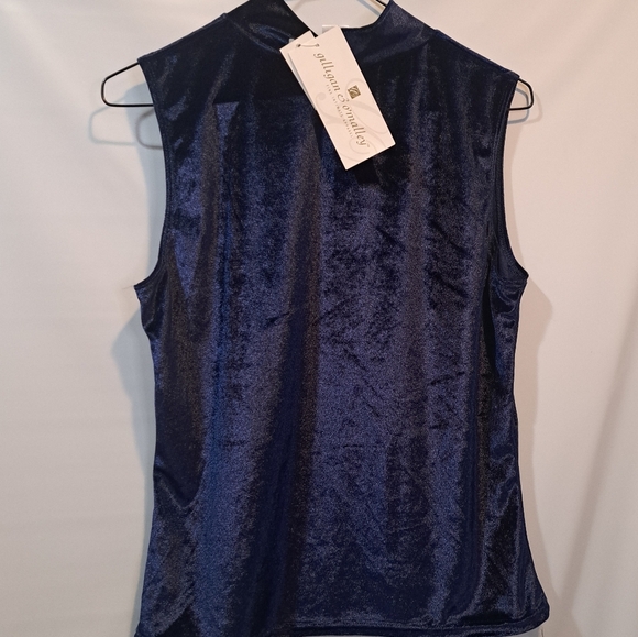 Gilligan & O'Malley, Velvet look, Sleeveless Top, sz M - Picture 3 of 8